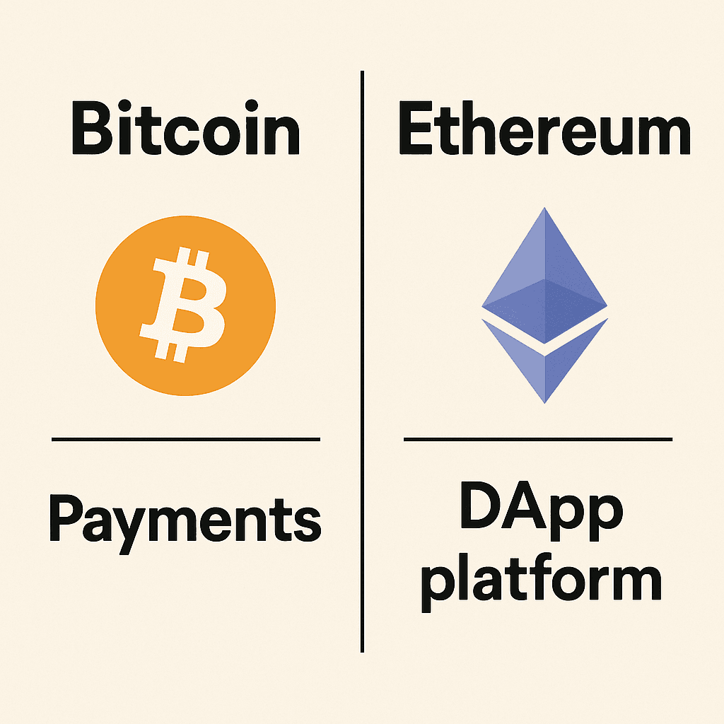 블록체인 코스 #15 비트코인 vs 이더리움 핵심 비교